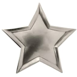 8pcs Colorful Gold Foil Star Disposable Tableware Kids Birthday Favors Decoration Paper Plates Wedding Birthday Party Supplies
