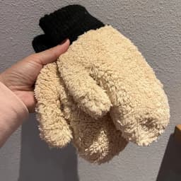 Man Winter Keep Warm Double Layer Add Velvet Thickened Prevent Cold Knitted Gloves Classical Style Elegant Twist Mittens
