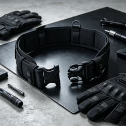 Lightweight Belt Tactical Combat belt MOLLE Plastic Buckle Quick Release Adjustable