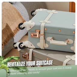4Pcs Black Luggage Replacement Wheels Suitcase Repair Wheel Part W/H Screw Mute Travel Trolley Case Replacement 5cm Axles Caster