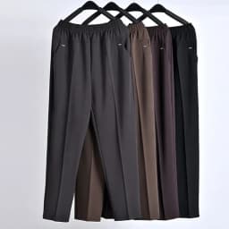 Extra Large Size Women Trousers New Elastic High Waist Autumn Casual Pants Middle-aged Female Straight Pants Winter Fleece Pants