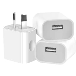 3pcs/5pcs/10pcs 15w Quick Charge 5V 2A Australia New Zealand AU Plug USB Wall Travel Charger Power 240v for iPhone Xiaomi 9v