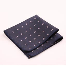 Trendy Striped Floral Brown Pocket Square British Men Formal Handkerchief Suit Shirt Accessories Groom Wedding Party Chest Hanky