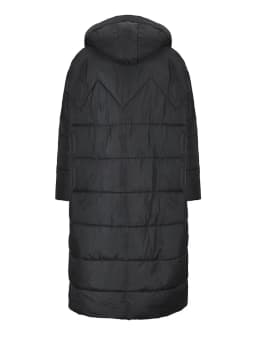 [EAM] New Winter Loose Parkas Hooded Long Sleeve Black Long Cotton-padded Warm Loose Big Size Jacket Women Fashion 2026 JD12101