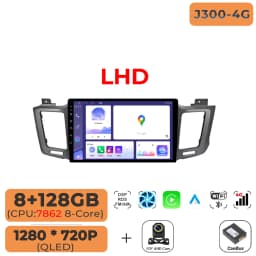 Android 16 Carplay For Toyota RAV4 RAV 4 Xa40 2012 2013 2014 2015 2016 -2019 Car Radio Multimedia Video Player Stereo Navigation