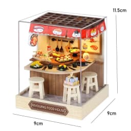 Mini Wooden Doll House DIY Small House Kit 3D Puzzle Making Room Dollhouses Toys Home Bedroom Decorations With Furniture Gifts