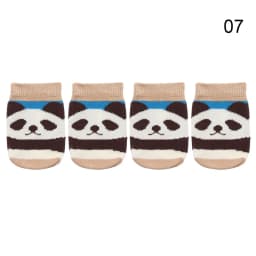 4Pcs Cartoon Table Foot Socks Chair Leg Covers Floor Protectors Non-Slip Knitting Socks For Furniture Cartoon Home Decor