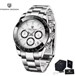 Original New PAGANI DESIGN PD-1664 / PD-1644 Japan VK63 Movt Quartz Wristwatches Sapphire Waterproof Chronograph Reloj Hombre