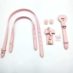 DIY Crochet Bag Making Kit Bag Base Bottom with Handle Extension Shoulder Straps Hardware Accessories for Knitting Tote Handbag