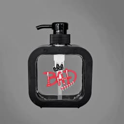 300ML Michael Jackson Transparent Soap Dispensers Refillable Portable Empty Bottle Shower Gel Detergent Dispensing Bottle Gift