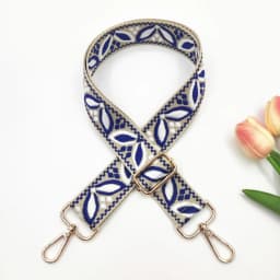 1 Piece 1.50inch Wide Adjustable Handbag Purse Strap Replacement Crossbody Shoulder Strap Magnolia Pattern Jacquarded Strap