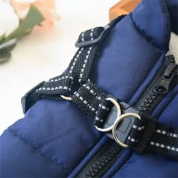 Waterproof Dog Jacket Vest with Reflective Harness Winter Pet Clothes for Small Medium Dogs Shiba Inu Doberman Outdoor Jackets