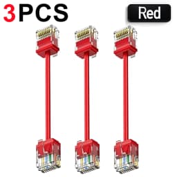 1/5/10Pcs CAT6A Slim RJ45 UTP Network Cord 10Gbps Cat6A Patch Cable for NAS PS5 Patch Panel to Switch Flexiable Cat6a 10/20/30CM