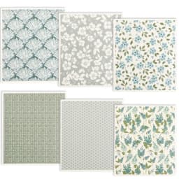 5/6/12PCS Kitchen Dish Towels Absorbent Swedish Dishcloths Kitchen Dish Rags Soft Non-woven Cloths for Washing Dishes Cleaning