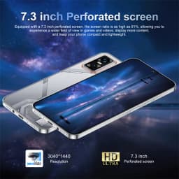 HOT 2025 New GT30 Pro Facial Recognition Function 7.3HD Global Edition Original Smart Dual Card 7800mAh Battery