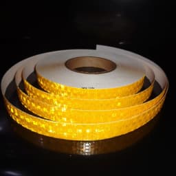 2.5cm*10m Reflective Bicycle Sticker PVC High Visibility Waterproof Self-adhesive Warning Reflectors Strip For Car Vehicle Truck