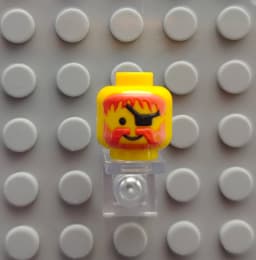 Kury Toys DIY MOC For 3626 1# 1pcs printed parts Single side Building block parts for brick toys