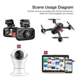 Original SanDisk Memory Card 128GB 64GB 32GB TF Micro SD Card Class 10 UHS-I Flash Card Memory for Smartphone PC