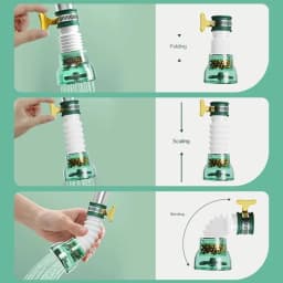 Universal 360 Rotation Faucet Bubbler Swivel Water Saving Economizer Head Shower Kitchen Faucet Nozzle Adapter Sink Accessories