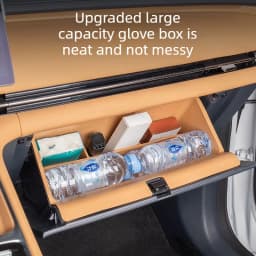 For Geely Starship 7/EX5 EM-i Glove Box Storage Box Co-pilot Storage Pocket Auto Interior Accessories Passenger Storage Pocket