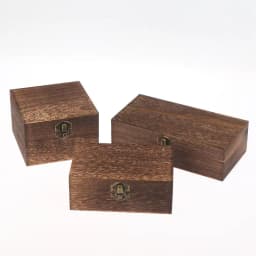 Vintage-Inspired Wooden Boxes With Lid Square Hinged Jewellery Craft Storage Box For Home Decoration DIY Hand-Made Mother's Day