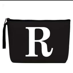 Cosmetic Bag Letter Pattern MakeUp Bag Toiletries Organizer Wash Storage Pouch Wedding Party Bride Gifts Makeup case Organizer