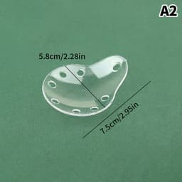 Hot Sale Eye Protection Eye Shield Breathable Single Eye Shield Porous Plastic Transparent Eye Shield Ophthalmic Oval Eye Shield