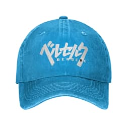 Washed Baseball Cap Berserk Spring Hip Hop Hats For Men Adult Trendy Kpop Rock Sun Baseball Caps