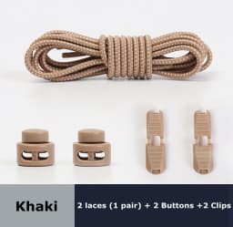 1Pair Colored Dots Round Shoelaces Elastic Plastic Lock Hiking Sports No Tie Shoelace Adult Children Shoe Accessories Lazy Lace