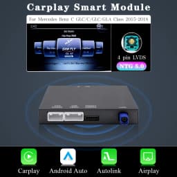 AUTOTOP Wireless CarPlay Android Adapter Box For Mercedes Benz C GLC/C/GLC/GLA Class 2013-2018 NTG 4.5/5.0 MirrorLink RearCamera