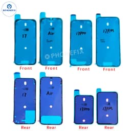 2 Pcs Top Quality Screen Waterproof Sticker For iPhone 17 16 15 14 13 11 12 Pro Max X LCD Screen Seal Tape Adhesive Glue Repair