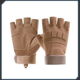 Hunting Training Gloves Half Finger Gloves Breathable Non-slip Gloves Sports Cycling Hiking Fishing Outdoor Equipment for Men