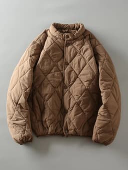 Retro Japanese Style Cotton Jacket Quilted Lightweight Warm Stand Collar Couples Casual Leisure Women's Coat Fein Brand