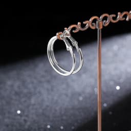 BLIJERY Trendy Oversized Hoop Earrings Big Smooth Circle Earrings Basketball Brincos Punk Style Loop Earrings for Women Jewelry