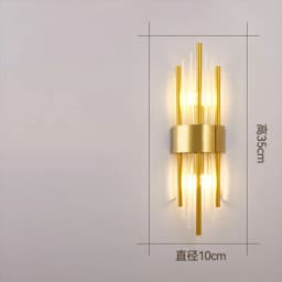 Light Luxury Wall Light Luxury Crystal Wall Lamp Decor for Living Room Bedroom Bedside FixturesTV Background Sconce Wall Lamps
