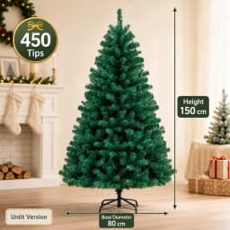Large Artificial Christmas Tree PVC Encrypted with LED Lights Christmas Tree 120m To 300cm Family Christmas New Yea Party Decor