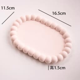Plaster Tray Rings Storage Plate Photo Props Nail Jewelry Display Matte Decorative Pieces