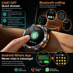 New Upgrade GPS Offline Map Position Smart Watch 1200mAh Battery IPX8 Swim Heart Rate 1.46”AMOLED Screen Men Women Fitness Watch
