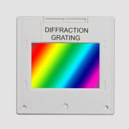 Ultra Precision Transmission Diffraction Grating with Frame 50/100/300/600 Line 50x50mm Fitting for Spectrograph 4 Sizes