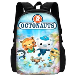 Child School Cartoon O-Octonauts Backpack with Lunch Bags ,Pencil Bags ,School Bags for Boys Girls Best Gift