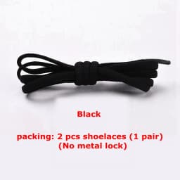 New 1Pair Elastic Locking Shoelaces Semicircle Shoelace Sneakers Shoe Laces Quick No Tie Shoelace Kids Adult Shoes Lace 21colors