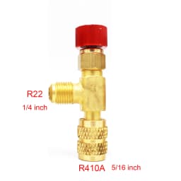 Air Conditioner Fluoride Anti Freeze Hand Safety Valve R410 Refrigerant Refueling Adapter R22 Liquid Safety Valve Switch Tools