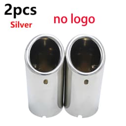 Car Exhaust Pipe Muffler Tip Cover For Audi A4 B8 A3 8V 8P A1 Q5 A5 Volkswagen VW Passat B7 CC Tiguan Car-Styling Accessories