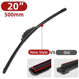 Double Rubber Strip Car Windshield Wiper Blade J Hook U Type Universal Unsupported Car Wiper 14 "16" 18 "19" 20 "21" 22 "24" 26“