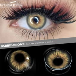 EYESHARE 1 Pair Aurora Europe Colored Contact Lens Yearly Use Cosmetic Colored Contacts Lenses for Eyes Beauty Contact Lenses