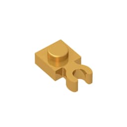 Gobrick] GDS-814 PLATE 1X1 W. HOLDER compatible with lego 4085 60897 children's toys Assembles Building Blocks Technical