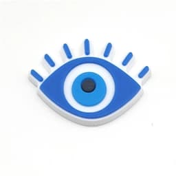 Evil Eye Shoe Charms for Crocs Accessories Kids Clogs Badge Women Party Jeans Pins Gifts Decorations Buckle Shoes Accessories
