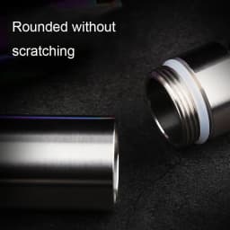 Stainless Steel Waterproof Pill Bottle Mini Pill Box Portable Pill Bottle Sealed Warehouse Outdoor Portable Equipment