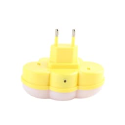 EU Plug 220V LED Cloud Night Light Dusk To Dawn Smart Sensor 0.5W for Hallway Bedroom Stairs Kids Room Energy Saving Cute Lamp