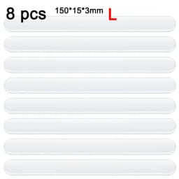 4/8/10Pcs Car Door Transparent Anti Collision Side Edge Protection Guard Protector Bar Stickers Rearview Mirror Protection Strip